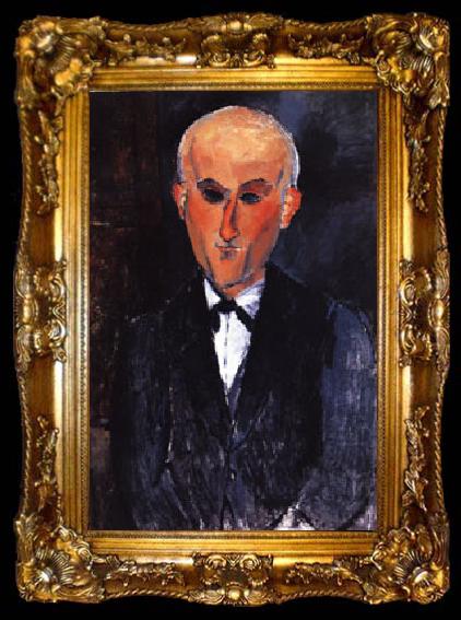 framed  Amedeo Modigliani Portrait of Max Jacob, ta009-2
